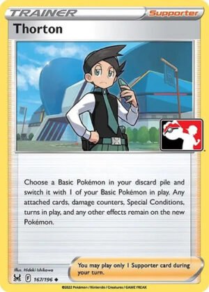 SWSH Lost Origin 167/196 Thorton (Prize Pack League Promo Non-Holo)