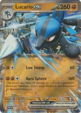 Scarlet & Violet Promo SVP017 Lucario ex