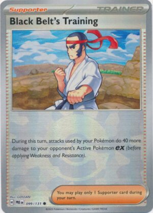 SV Prismatic Evolutions 099/131 Black Belt'sPractice #099 (POKE BALL Pattern Holo)