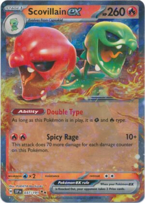 SV Surging Sparks 037/191 Scovillain ex (Half Art)