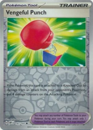 SV Obsidian Flames 197/197 Vengeful Punch (Reverse Holo)