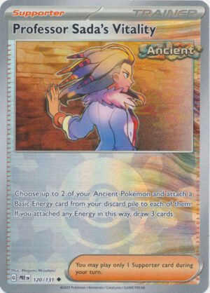 SV Prismatic Evolutions 120/131 Professor Sada's Vitality (POKE BALL Pattern Holo)
