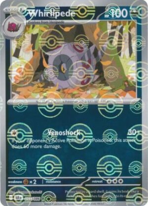 SV Black Bolt 055/086 Whirlipede (POKE BALL Reverse Holo)