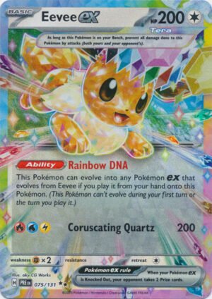 SV Prismatic Evolutions 075/131 Eevee ex (Half Art)
