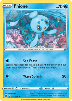 SWSH Silver Tempest 045/195 Phione