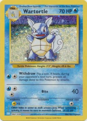 TCG Classic Collection: Blastoise Deck 002/034 Wartortle (Holo)