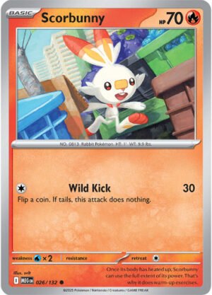 Mega Evolution 026/132 Scorbunny