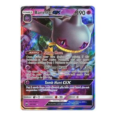 SM Celestial Storm 66/168 Banette GX (Half Art)
