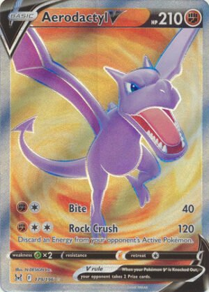 SWSH Lost Origin 179/196 Aerodactyl V (Full Art)