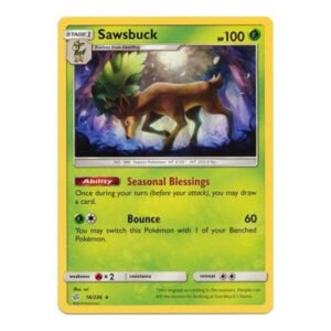 SM Cosmic Eclipse 016/236 Sawsbuck (Non-Holo)