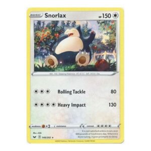 Sword & Shield (Base) 140/202 Snorlax (Non-Holo)
