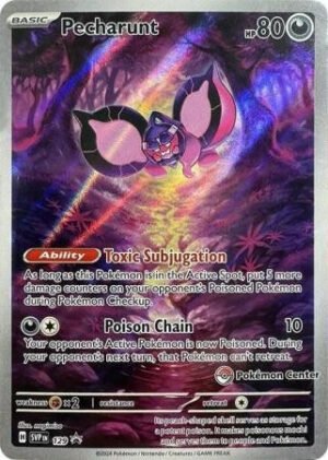 Scarlet & Violet Promo SVP129 Pecharunt (Pokemon Center Stamp)