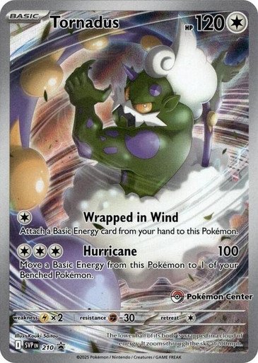 Scarlet & Violet Promo SVP210 Tornadus (Pokemon Center Stamp)