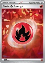 Scarlet & Violet SVE EN10 Basic Fire Energy (Shatter Ice Holo)