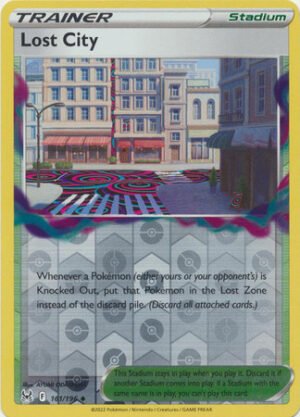 SWSH Lost Origin 161/196 Lost City (Reverse Holo)