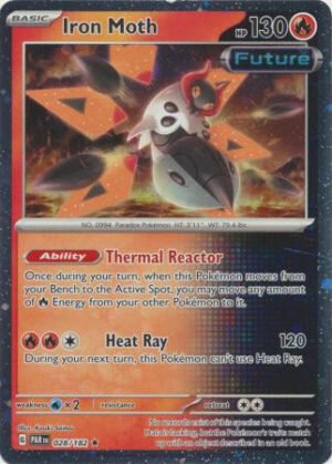SV Paradox Rift 028/182 Iron Moth (Cosmo Holo)
