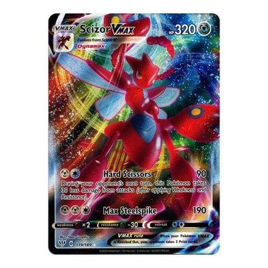 Darkness Ablaze 119/189 Scizor VMAX (Full Art)