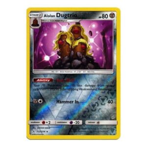 SM Unbroken Bonds 122/214 Alolan Dugtrio (Reverse Holo)