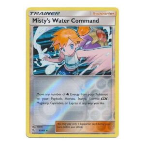 Hidden Fates 63/68 Misty's Water Command (Reverse Holo)