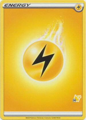 Sword & Shield (Base) EN04 Lightning Energy (Pikachu Symbol 39)