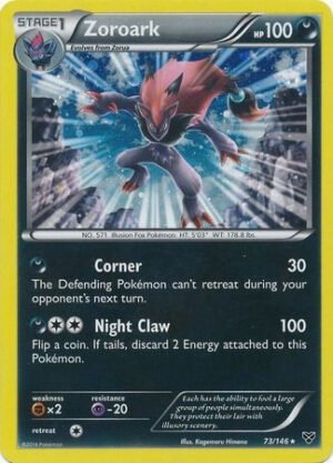 XY Base Set 73/146 Zoroark (Cosmo Holo)