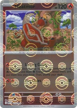SV White Flare 019/086 Heatmor (POKE BALL Reverse Holo)