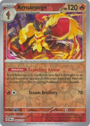 SV Obsidian Flames 044/197 Armarouge (Reverse Holo)