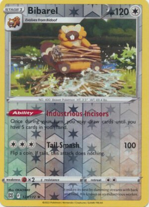 Brilliant Stars 121/172 Bibarel (Reverse Holo)