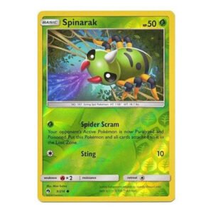 SM Lost Thunder 9/214 Spinarak (Reverse Holo)