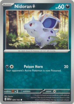Scarlet & Violet 151 029/165 Nidoran (f)