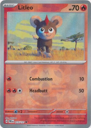 SV Prismatic Evolutions 015/131 Litleo (MASTER BALL Pattern Holo)