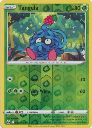 Crown Zenith 004/159 Tangela (Reverse Holo)