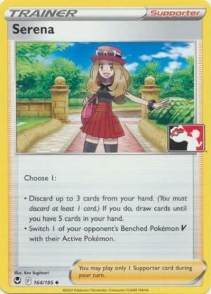 SWSH Silver Tempest 164/195 Serena (Prize Pack League Promo Non-Holo)