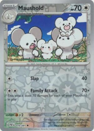 SV Paldean Fates 074/091 Maushold (Reverse Holo)