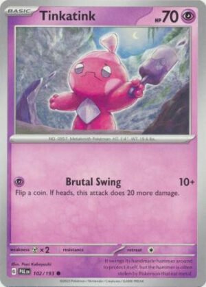 SV Paldea Evolved 102/193 Tinkatink