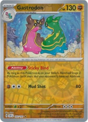 SV Surging Sparks 107/191 Gastrodon (Reverse Holo)