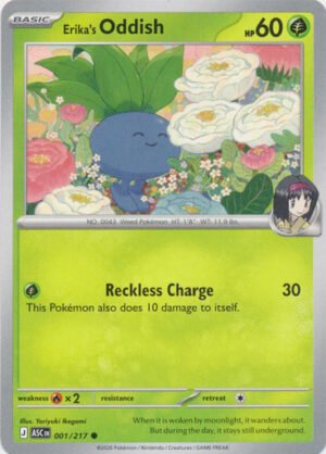 ME Ascended Heroes 001/217 Erika's Oddish