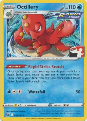 Battle Styles 037/163 Octillery (Prize Pack League Promo Non-Holo)