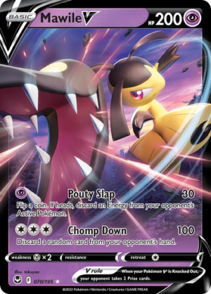 SWSH Silver Tempest 070/195 Mawile V (Half Art)