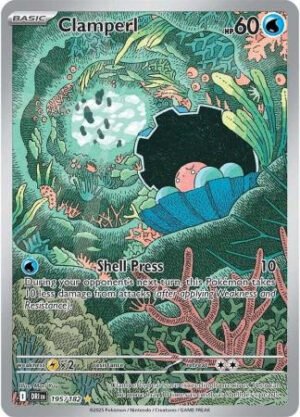 SV Destined Rivals 195/182 Clamperl (Illustration Rare)