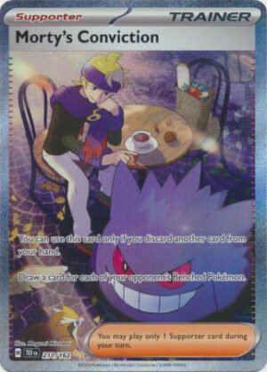 SV Temporal Forces 211/162 Morty's Conviction (Alternative Art, Full Art)