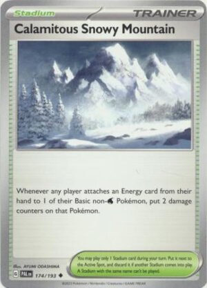 SV Paldea Evolved 174/193 Calamitous Snowy Mountain