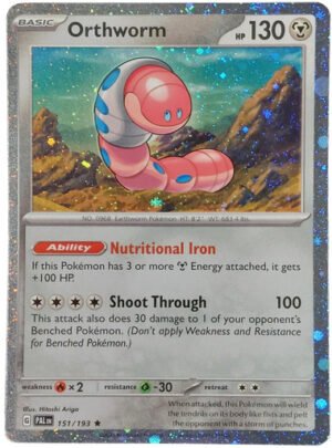 SV Paldea Evolved 151/193 Orthworm (Cosmo Holo)