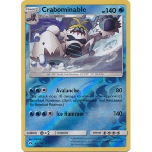 Sun and Moon (Base Set) 43/149 Crabominable (Reverse Holo)