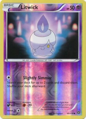 XY Steam Siege 48/114 Litwick (Reverse Holo)