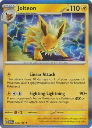 Scarlet & Violet 151 135/165 Jolteon (Holo)