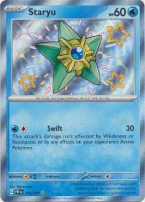 SV Paldean Fates 118/091 Staryu (Holo Shiny)