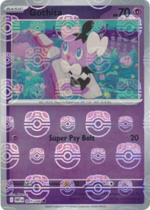 SV White Flare 041/086 Gothita (MASTER BALL Reverse Holo)