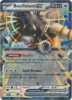 SV White Flare 077/086 Bouffalant ex (Half Art)
