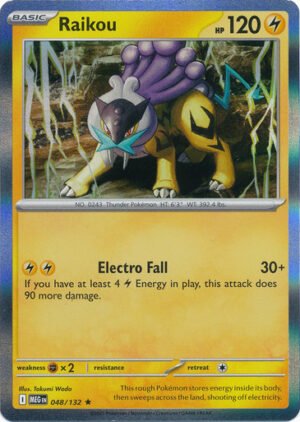 Mega Evolution 048/132 Raikou (Holo)